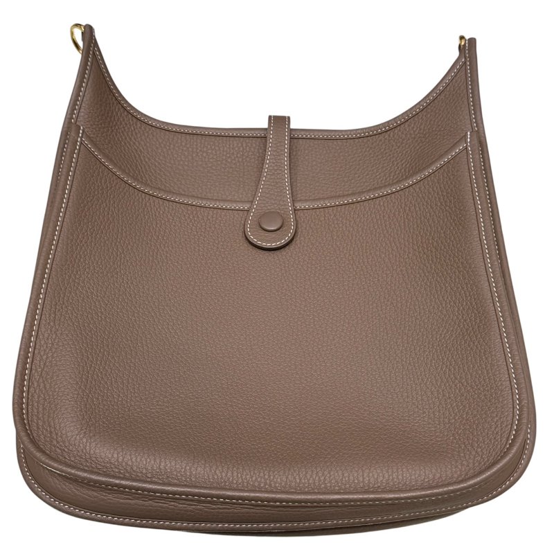 HERMES EVELYNE III 29 大象灰 牛皮 金扣-1