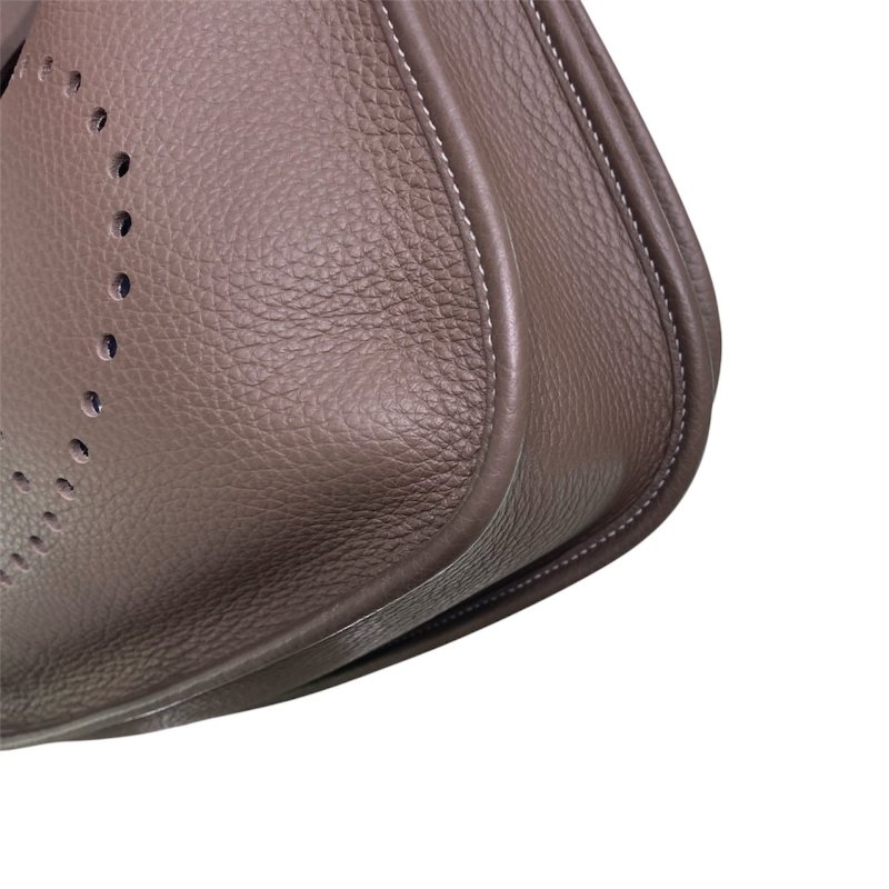 HERMES EVELYNE III 29 大象灰 牛皮 金扣-4