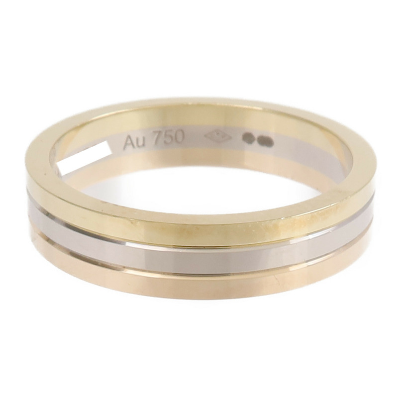 CARTIER 18K黃金/白金/玫瑰金Vendome Louis Ring鑽石戒指Cartier#59/US#10.5-3