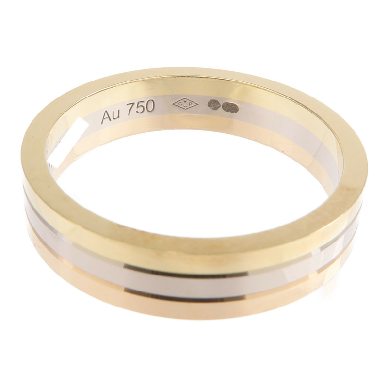 CARTIER 18K黃金/白金/玫瑰金Vendome Louis Ring鑽石戒指Cartier#59/US#10.5-5