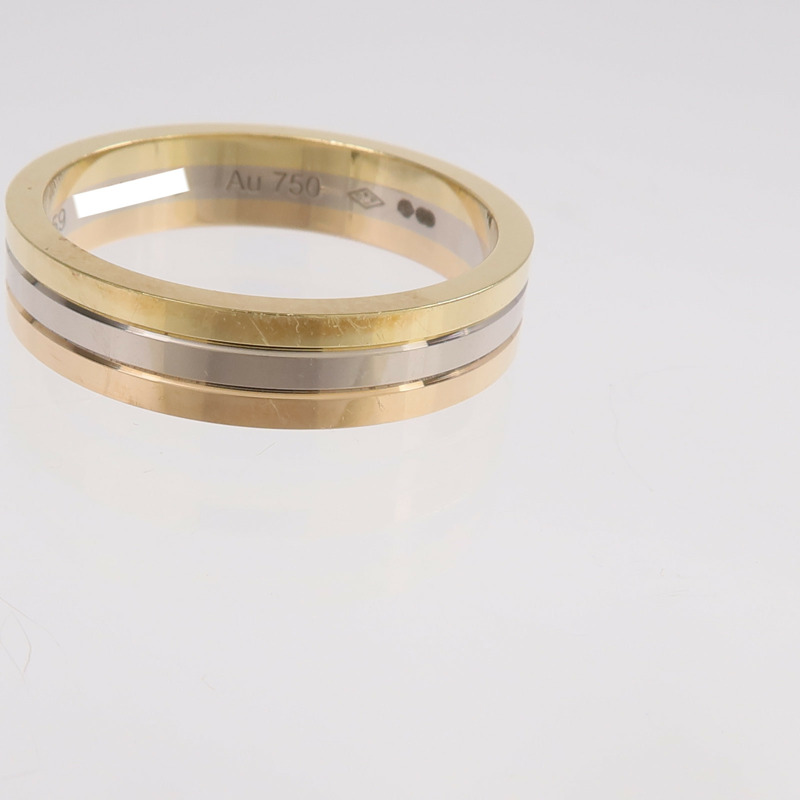 CARTIER 18K黃金/白金/玫瑰金Vendome Louis Ring鑽石戒指Cartier#59/US#10.5-7