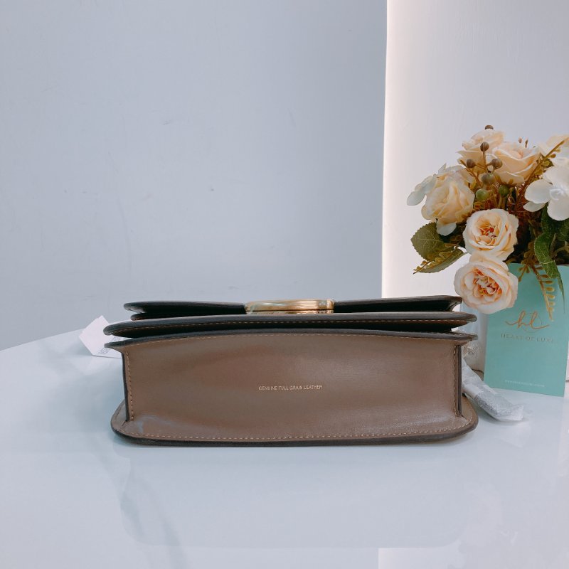 MS0655 Coach 蔻馳翻蓋式兩用包包 Idol 23 Calfskin Brown-4