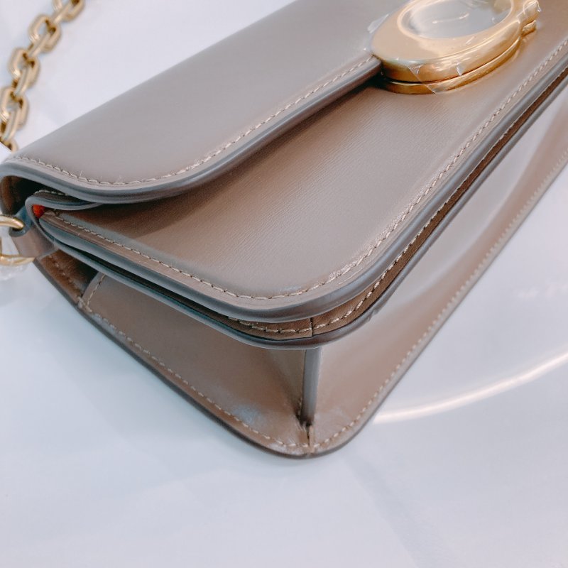 MS0655 Coach 蔻馳翻蓋式兩用包包 Idol 23 Calfskin Brown-5