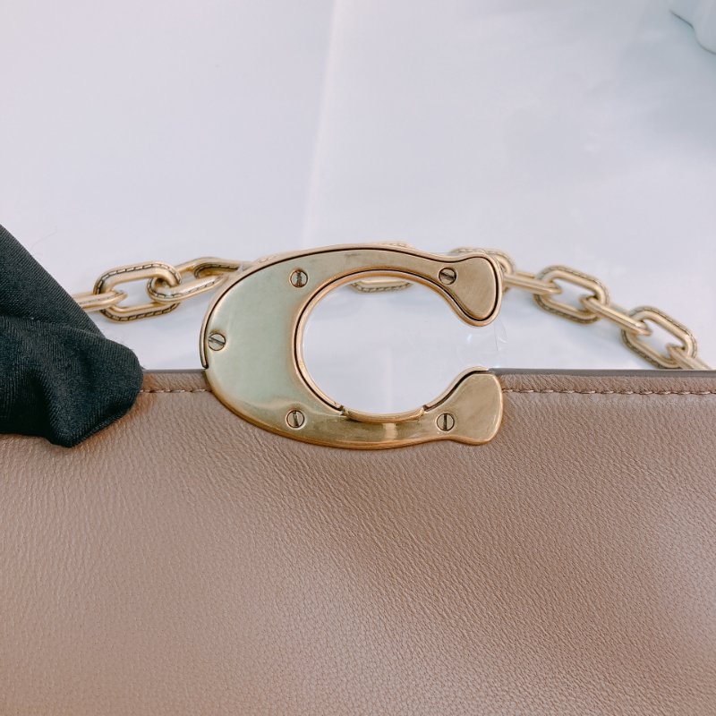 MS0655 Coach 蔻馳翻蓋式兩用包包 Idol 23 Calfskin Brown-12