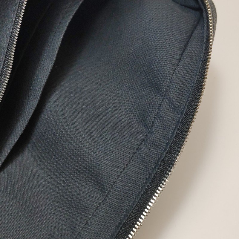 Louis Vuitton(LV) Porte Documents Voyage牛皮棋盤格矩形手提包-8