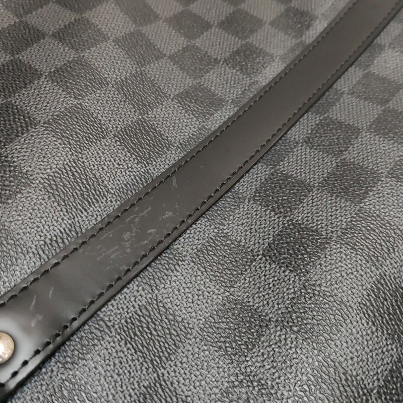 Louis Vuitton(LV) Porte Documents Voyage牛皮棋盤格矩形手提包-15
