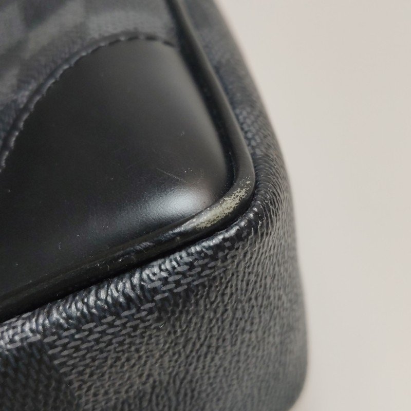 Louis Vuitton(LV) Porte Documents Voyage牛皮棋盤格矩形手提包-22