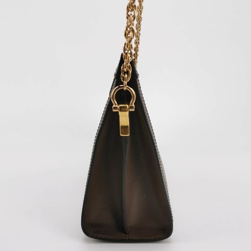 Gucci Ophidia中型牛皮帆布GG老花條紋雙G斜挎包肩背包-3