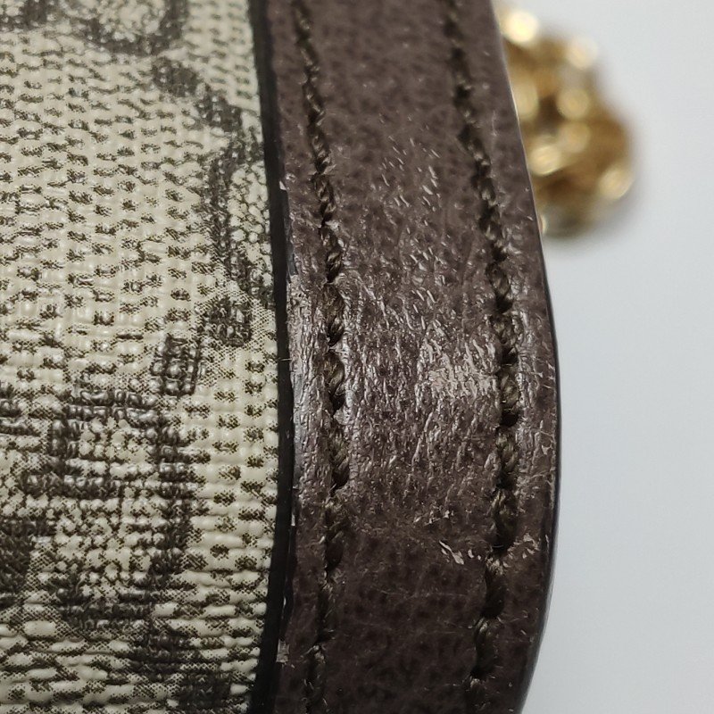 Gucci Ophidia中型牛皮帆布GG老花條紋雙G斜挎包肩背包-12