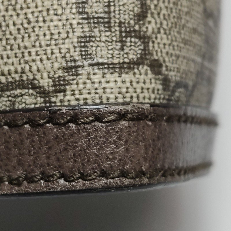 Gucci Ophidia中型牛皮帆布GG老花條紋雙G斜挎包肩背包-14