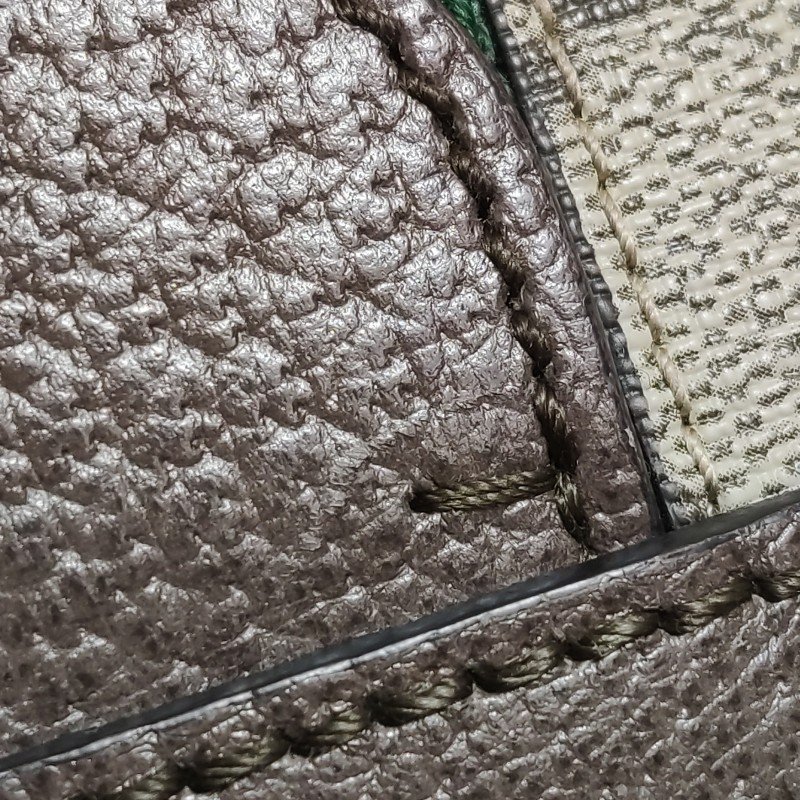 Gucci Ophidia中型牛皮帆布GG老花條紋雙G斜挎包肩背包-15