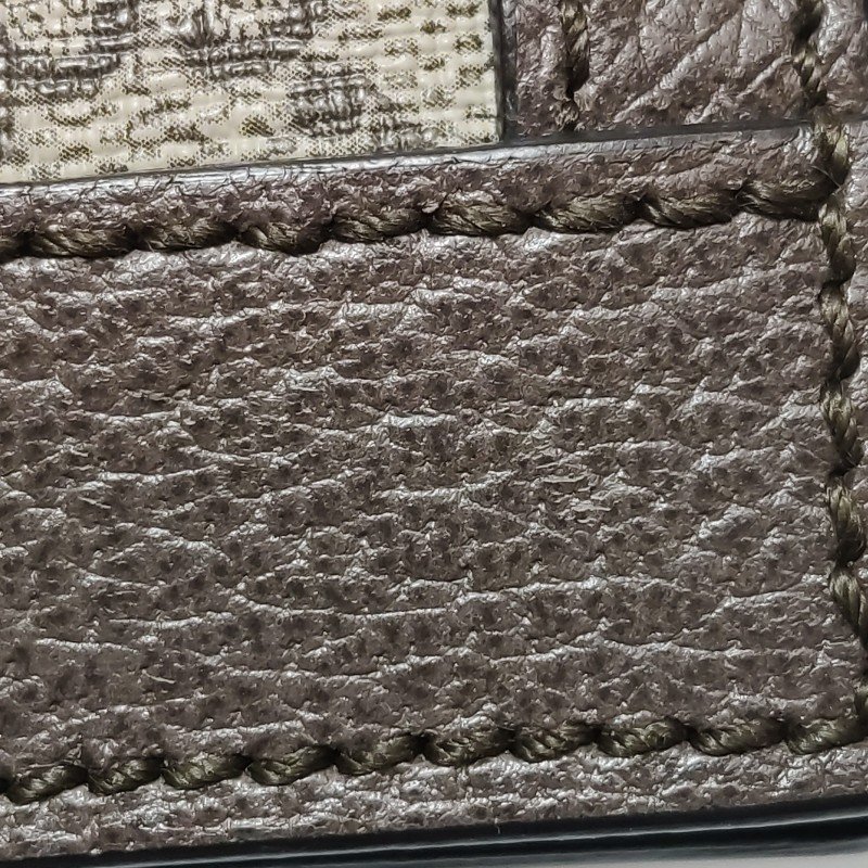 Gucci Ophidia中型牛皮帆布GG老花條紋雙G斜挎包肩背包-16