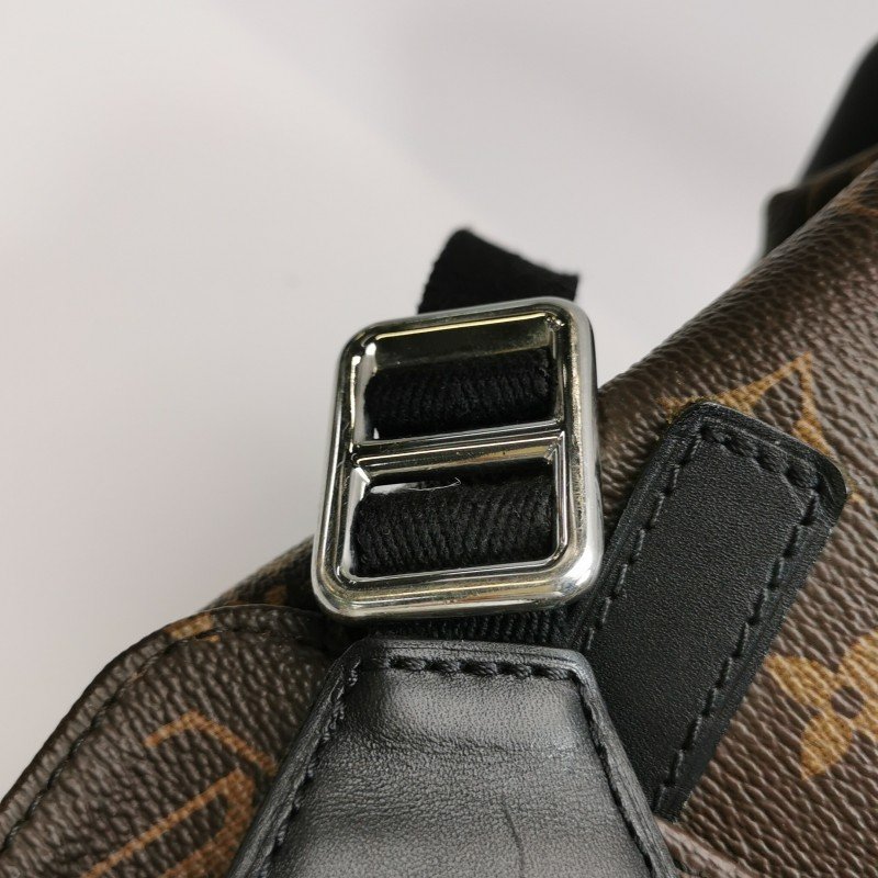 Louis Vuitton (LV) Christopher中型牛皮Monogram印花垂蓋雙肩包晶片款-12