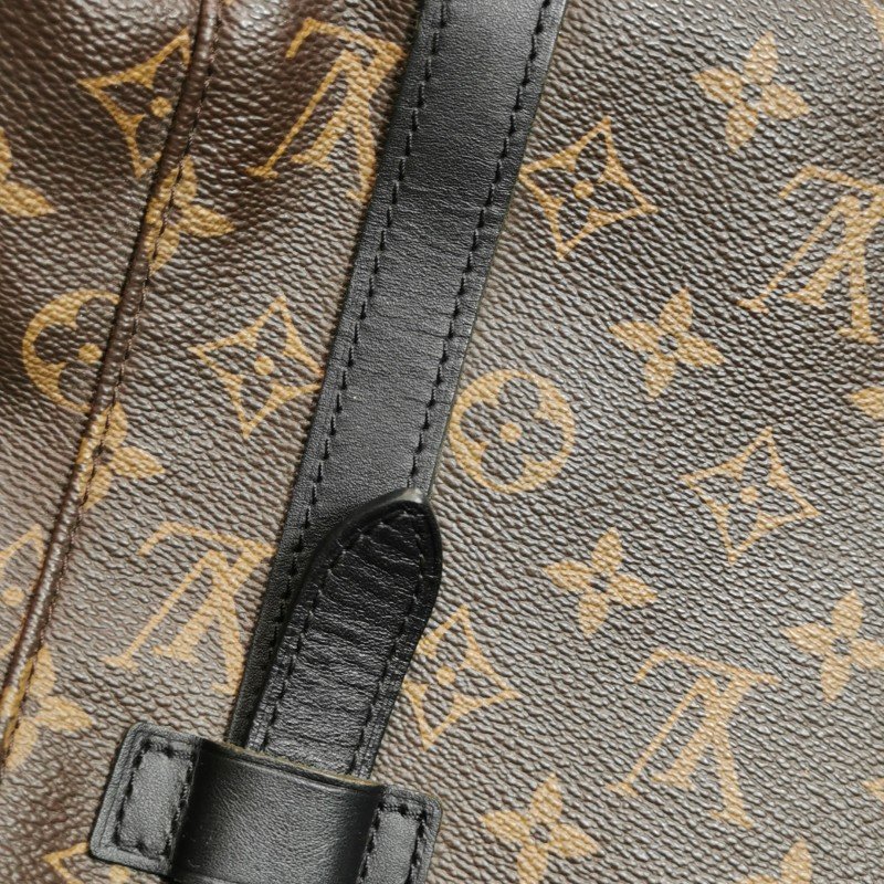 Louis Vuitton (LV) Christopher中型牛皮Monogram印花垂蓋雙肩包晶片款-23