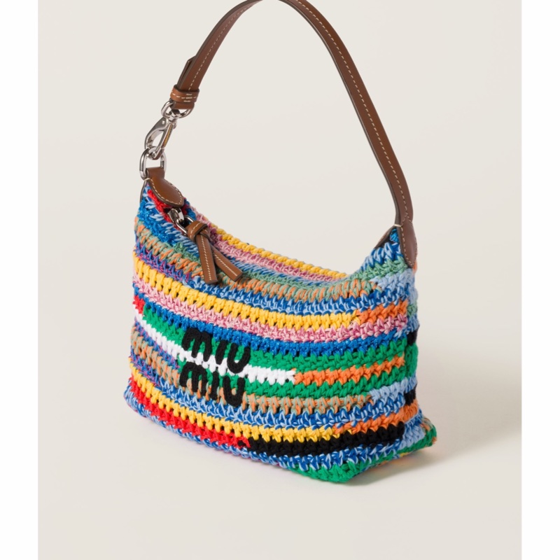 Miu Miu 女士 Logo 手提包 18.5cm*10cm*14cm-1