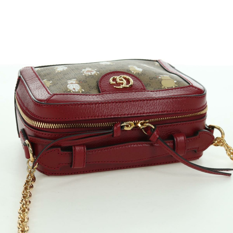 【日本直送】GUCCI Micro GG Supreme Doraemon 聯名款 PVC 包 655596 正品 YKZ730SAM-5
