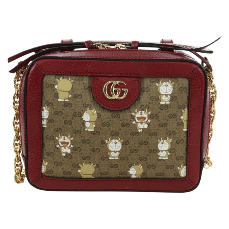 【日本直送】GUCCI Micro GG Supreme Doraemon 聯名款 PVC 包 655596 正品 YKZ730SAM-12
