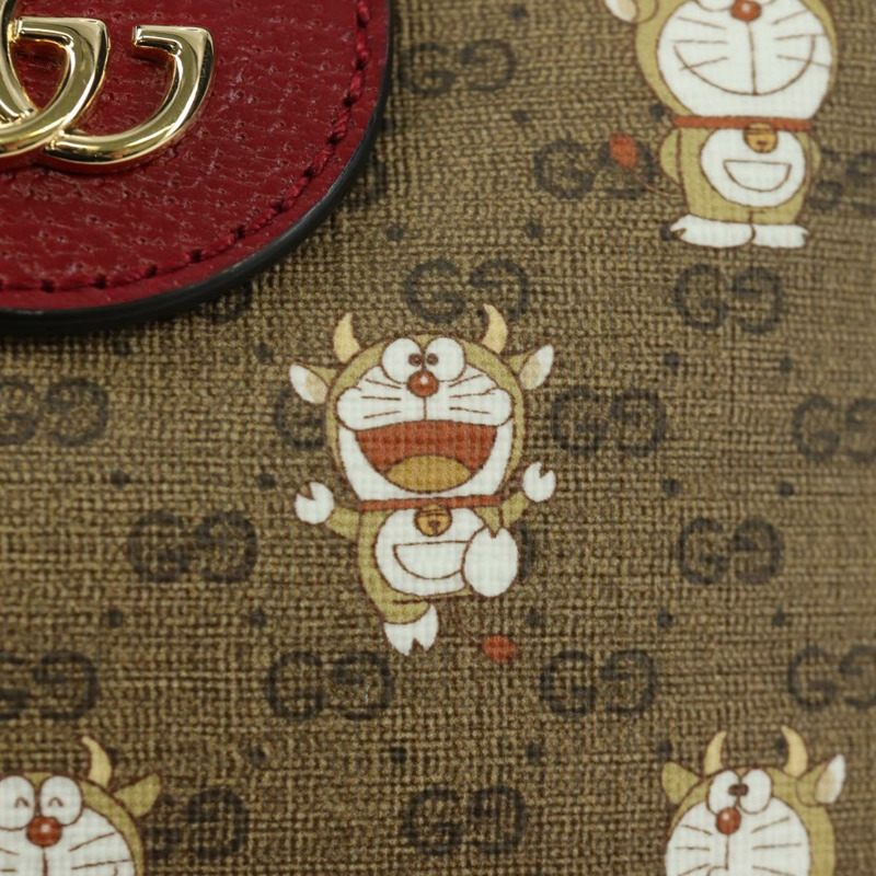 【日本直送】GUCCI Micro GG Supreme Doraemon 聯名款 PVC 包 655596 正品 YKZ730SAM-17