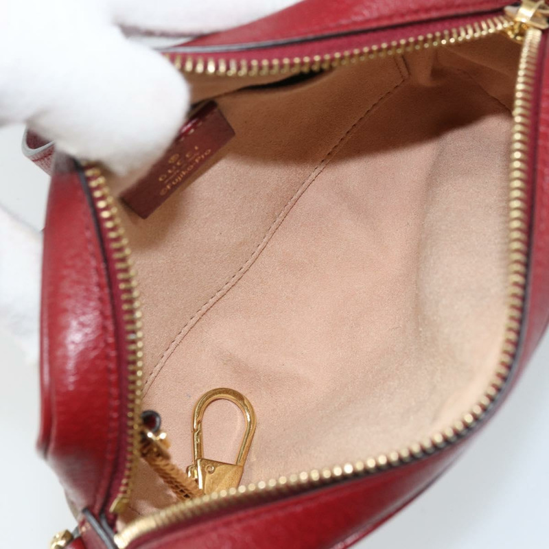 【日本直送】GUCCI Micro GG Supreme哆啦A夢包 PVC 米色 金色 647784 正品 ka3475SAM-10