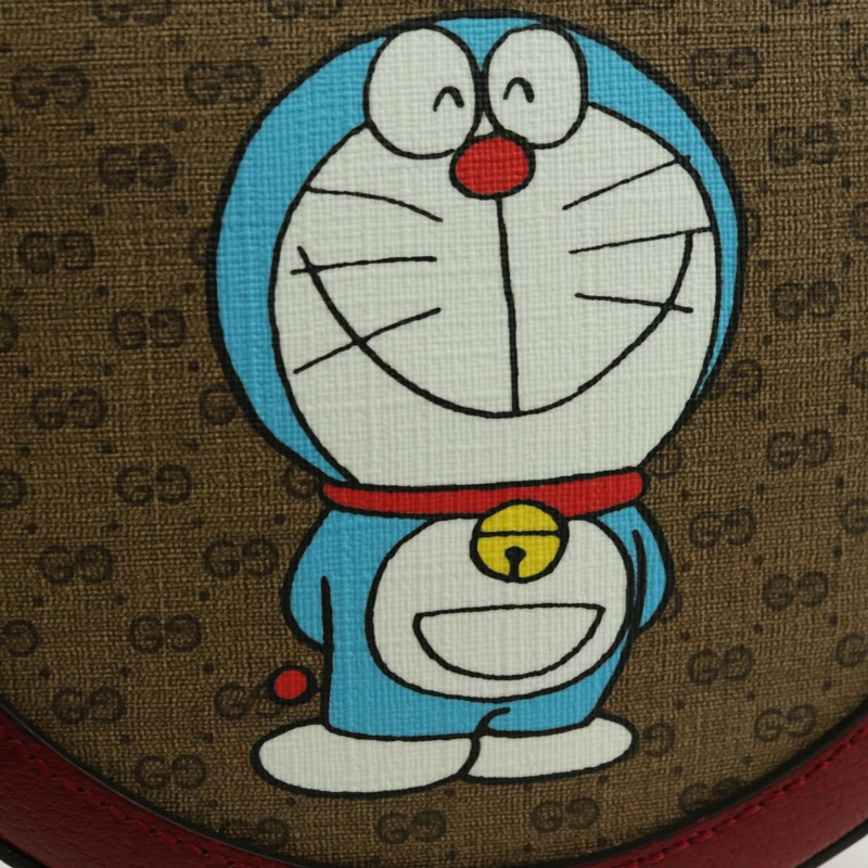 【日本直送】GUCCI Micro GG Supreme Doraemon x Fujiko-Pro 包 PVC 米色 625216 正品 BAZ631SM-16