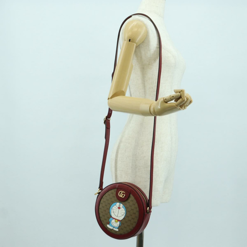 【日本直送】GUCCI Micro GG Supreme Doraemon x Fujiko-Pro 包 PVC 米色 625216 正品 BAZ631SM-21