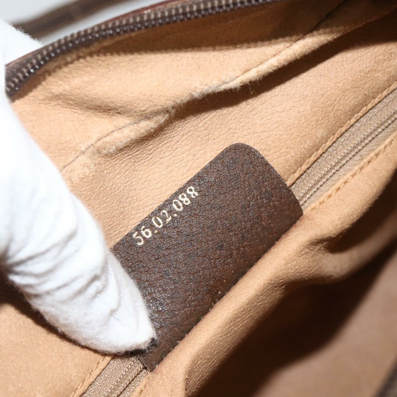 【日本直送】GUCCI GG Supreme Web Sherry Line 手提包 PVC 米色 金色 56 02 088 正品 174325A-10