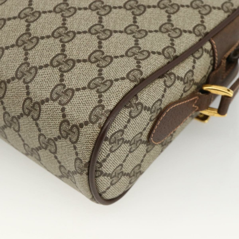 【日本直送】GUCCI GG Supreme Web Sherry Line 手提包 PVC 米色 金色 56 02 088 正品 174325A-15