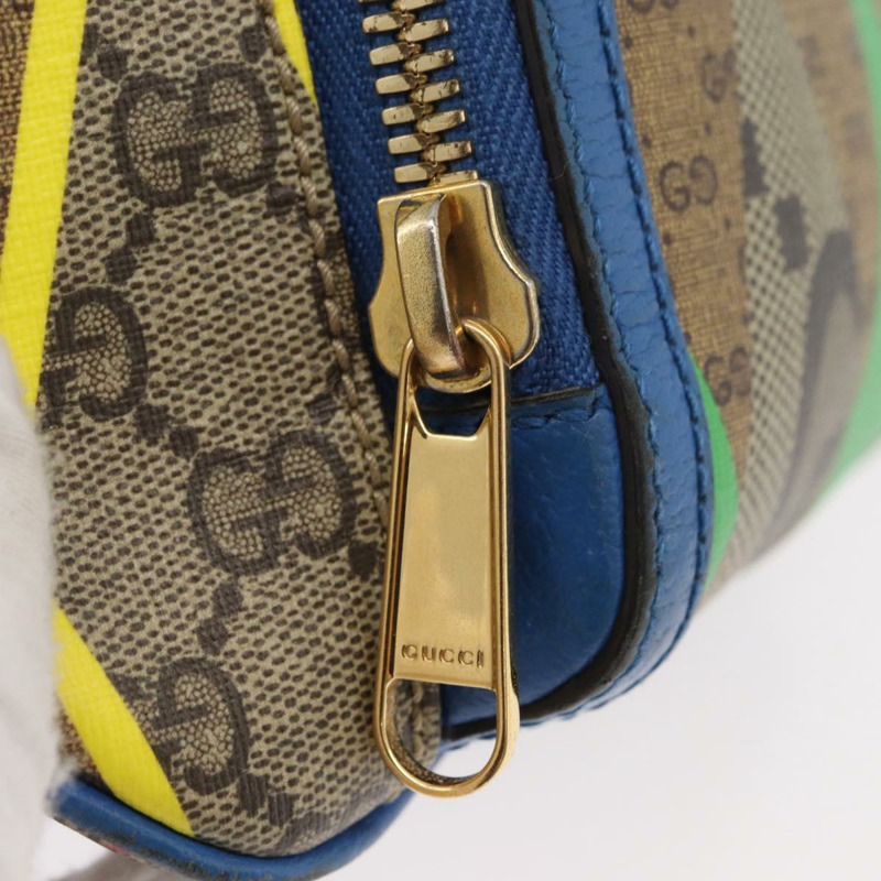 【日本直送】GUCCI GG Supreme 腰包 PVC 多色金色 733240 正品 167180A-9