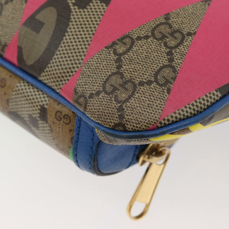 【日本直送】GUCCI GG Supreme 腰包 PVC 多色金色 733240 正品 167180A-15