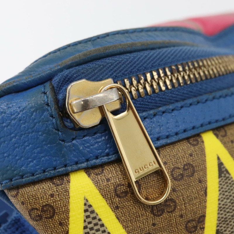 【日本直送】GUCCI GG Supreme 腰包 PVC 多色金色 733240 正品 167180A-16