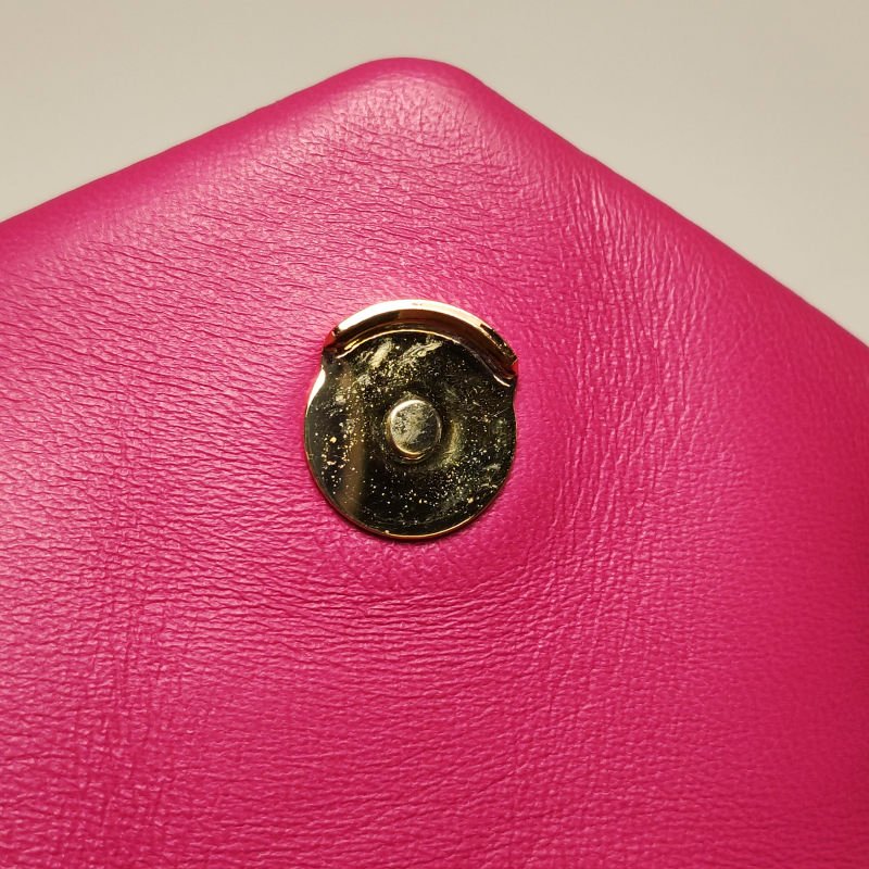 Saint Laurent Puffer迷你羊皮純色絎縫YSL標誌 斜背包單肩包-10