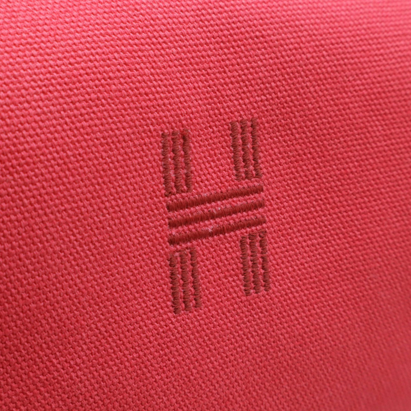 愛馬仕 Bride à 黑色 PM Bus Pouch 手袋帆布芙蓉粉色 H104222M-4