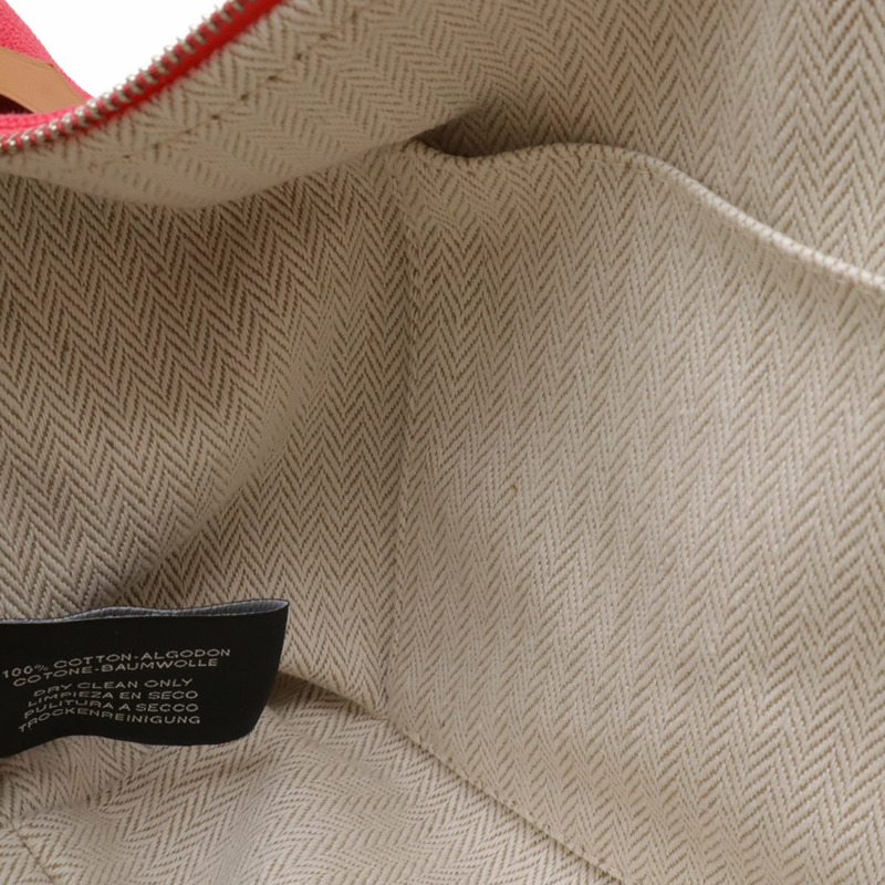 愛馬仕 Bride à 黑色 PM Bus Pouch 手袋帆布芙蓉粉色 H104222M-7