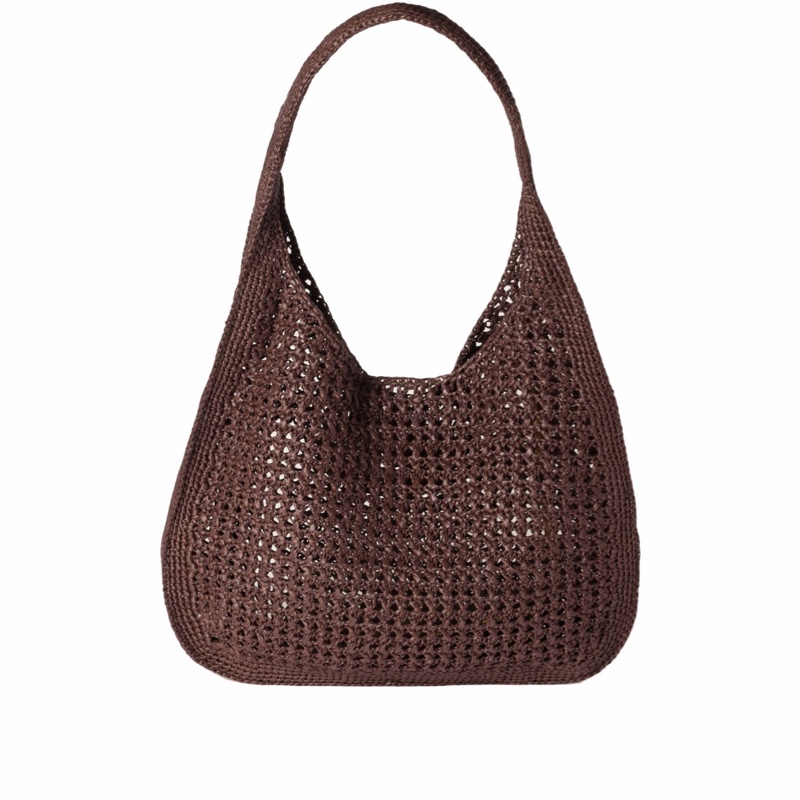 Miu Miu 女士 拉菲草效果編織流浪包均碼碼常規、44cm*8cm*31.5cm-6