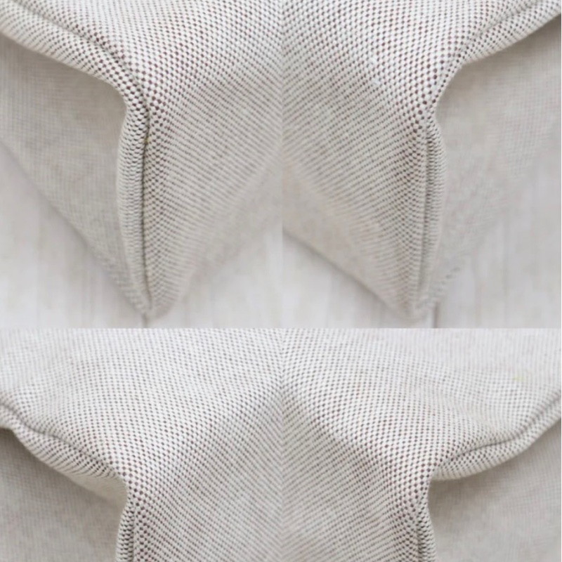 「JL精品代購」98新 Hermes 愛馬仕 herbag 米咖 兩包可替換-9