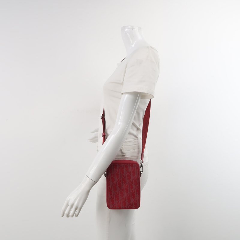 Dior World Tour牛皮Oblique印花斜背包-1