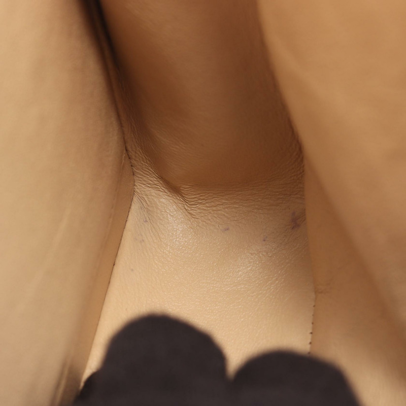 香奈兒 Matelasse W 翻蓋鏈條單背包 A01112 小牛皮 米色 SHW-5