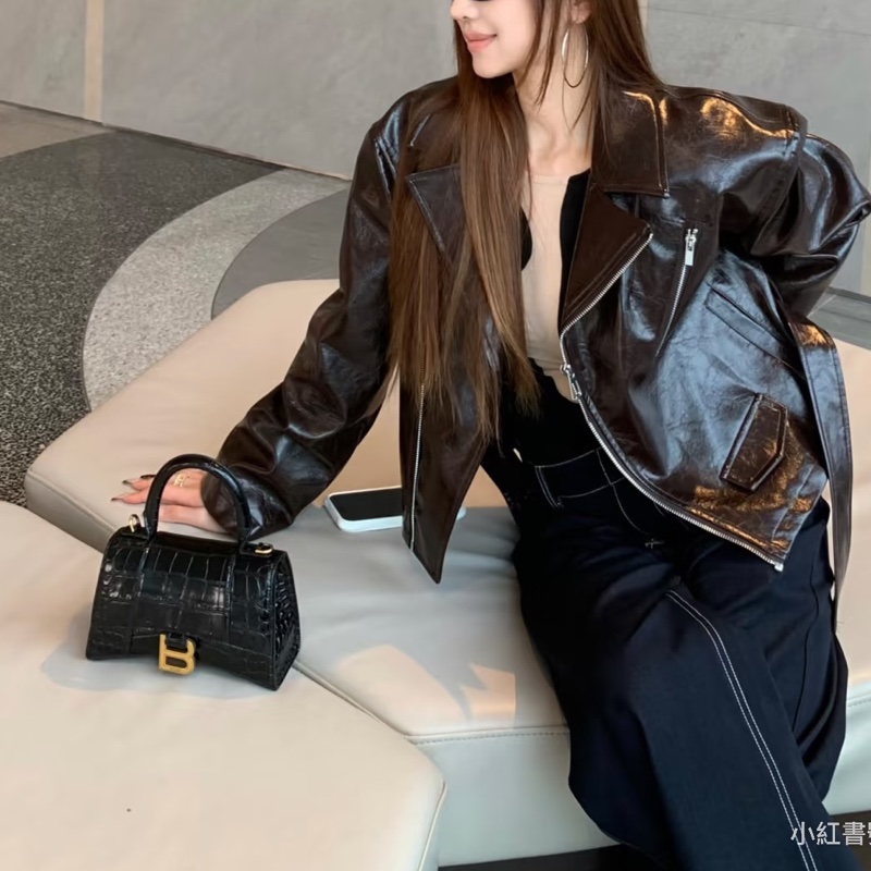 BALENCIAGA巴黎世家黑金鱷魚壓紋🌻沙漏XS 附件:肩帶-24