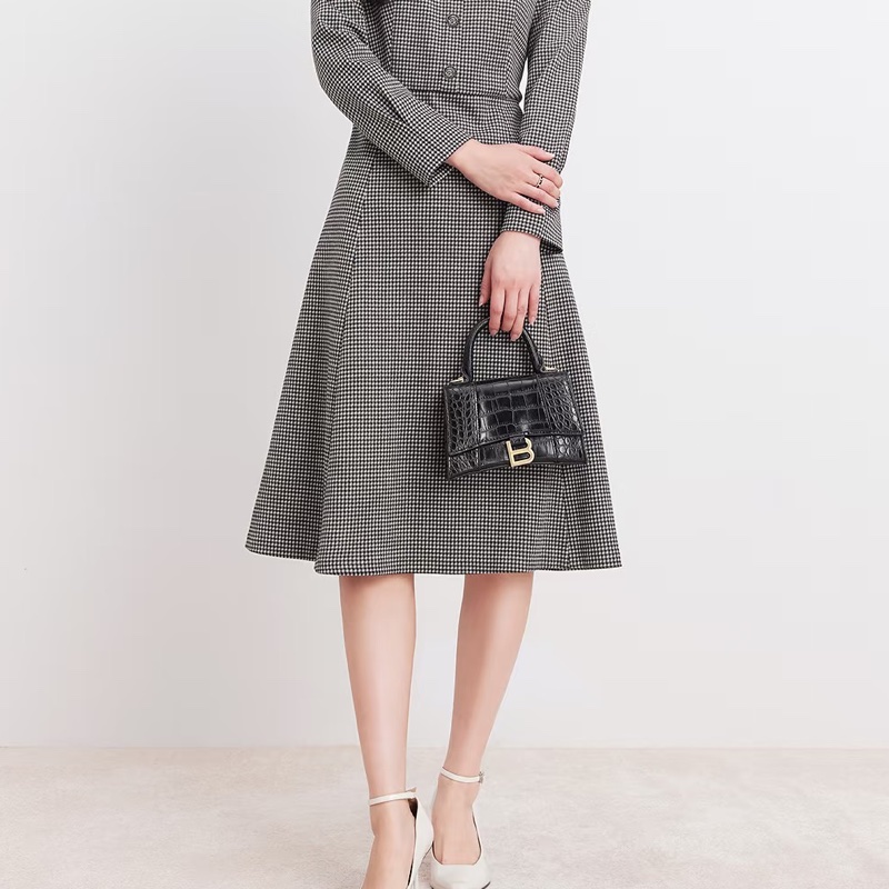 BALENCIAGA巴黎世家黑金鱷魚壓紋🌻沙漏XS 附件:肩帶-29