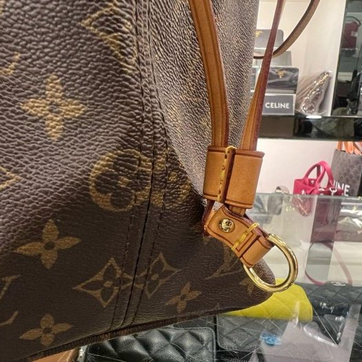 東區正精品㊣LV Neverfull GM M40157 原花字紋購物袋肩背包托特包大款 RZ6362-6