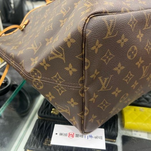 東區正精品㊣LV Neverfull GM M40157 原花字紋購物袋肩背包托特包大款 RZ6362-10