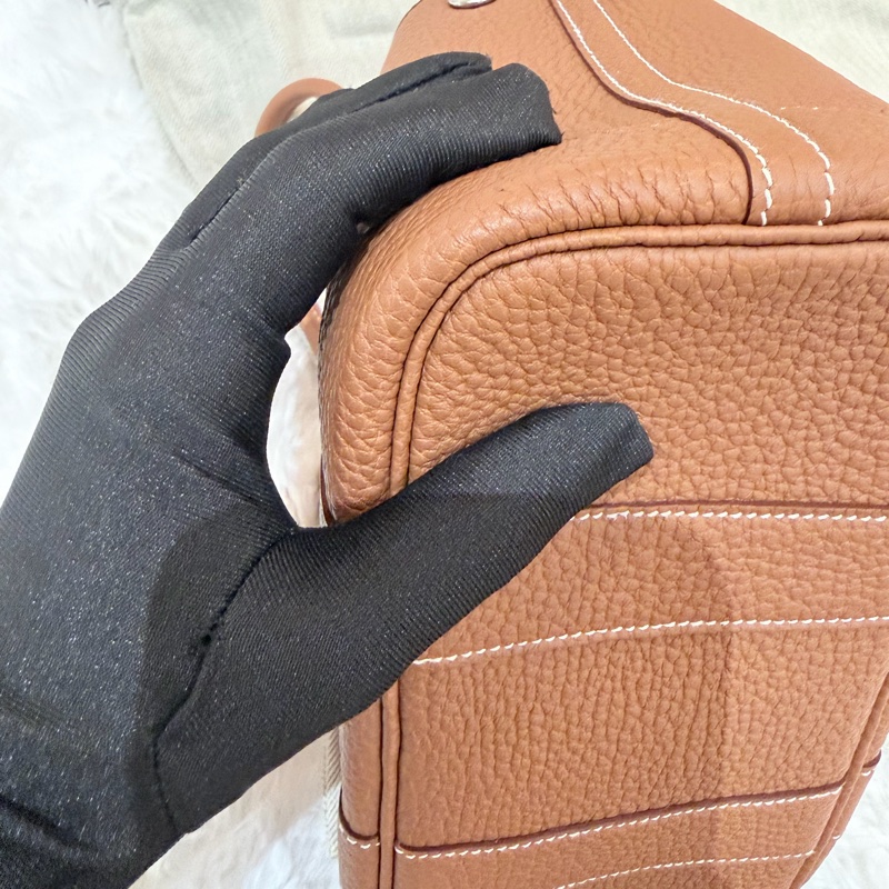 Hermes/ Garden Party mini/ 金棕/ K刻-5