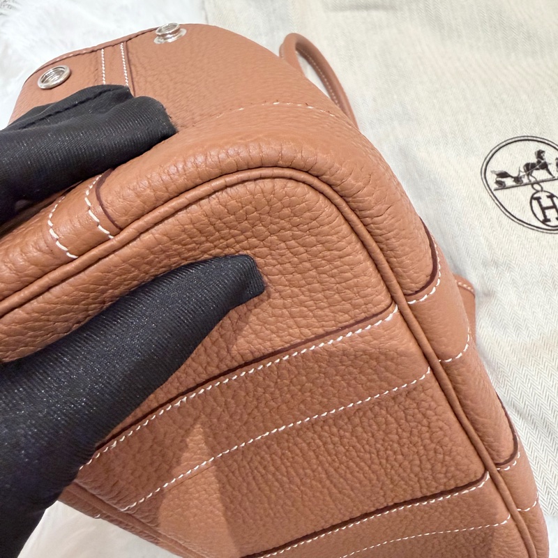 Hermes/ Garden Party mini/ 金棕/ K刻-6