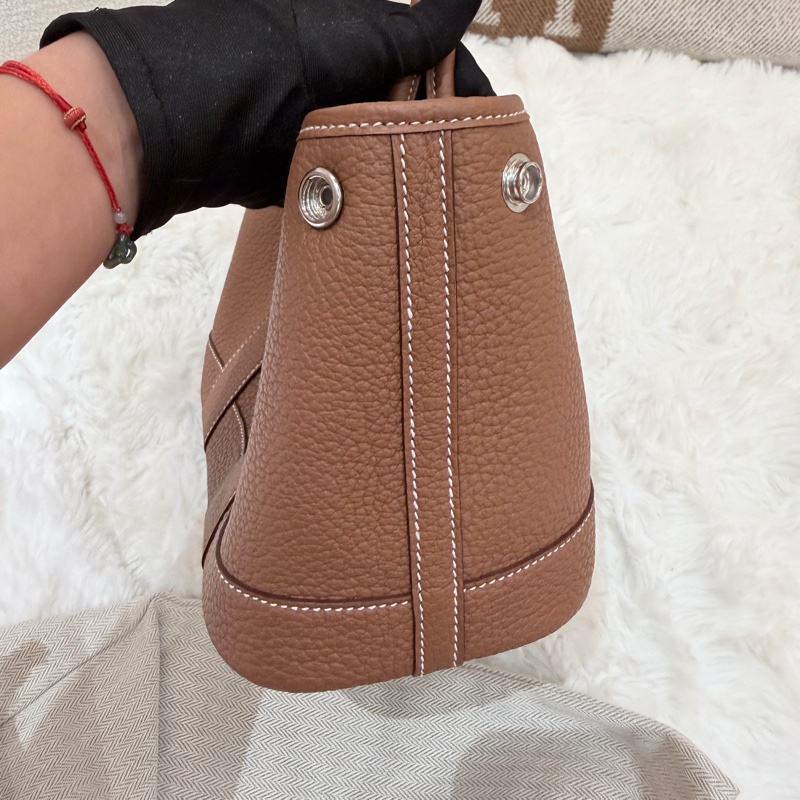 Hermes/ Garden Party mini/ 金棕/ K刻-20