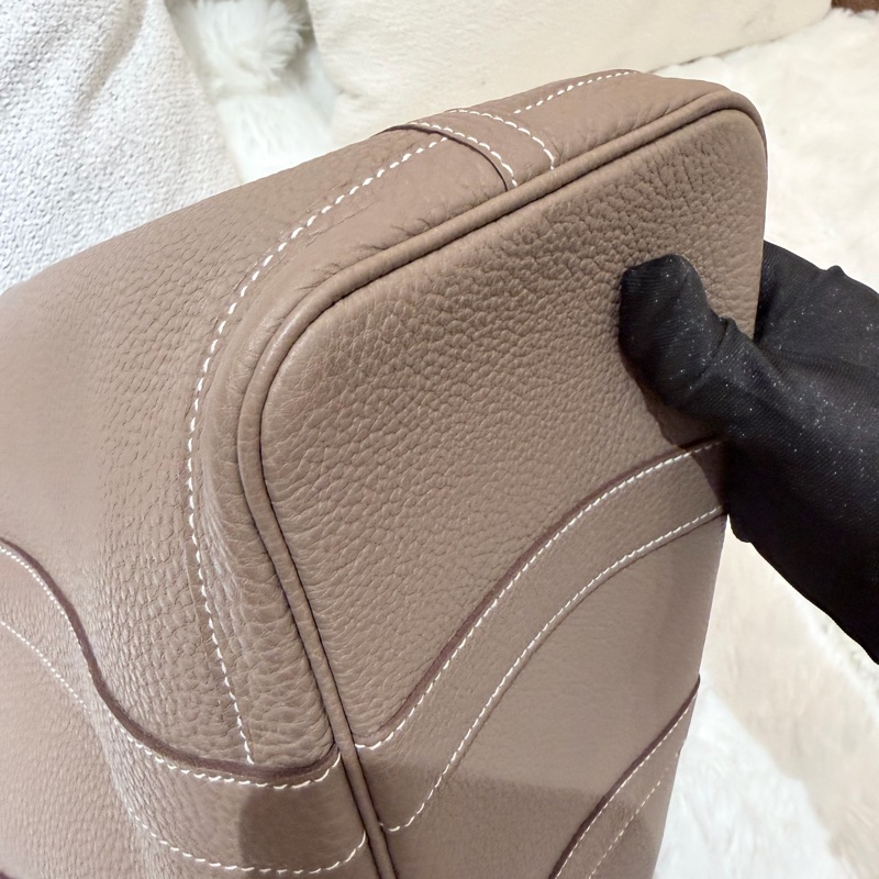 Hermes/ Garden Party 30/ 大象灰/ U刻-6