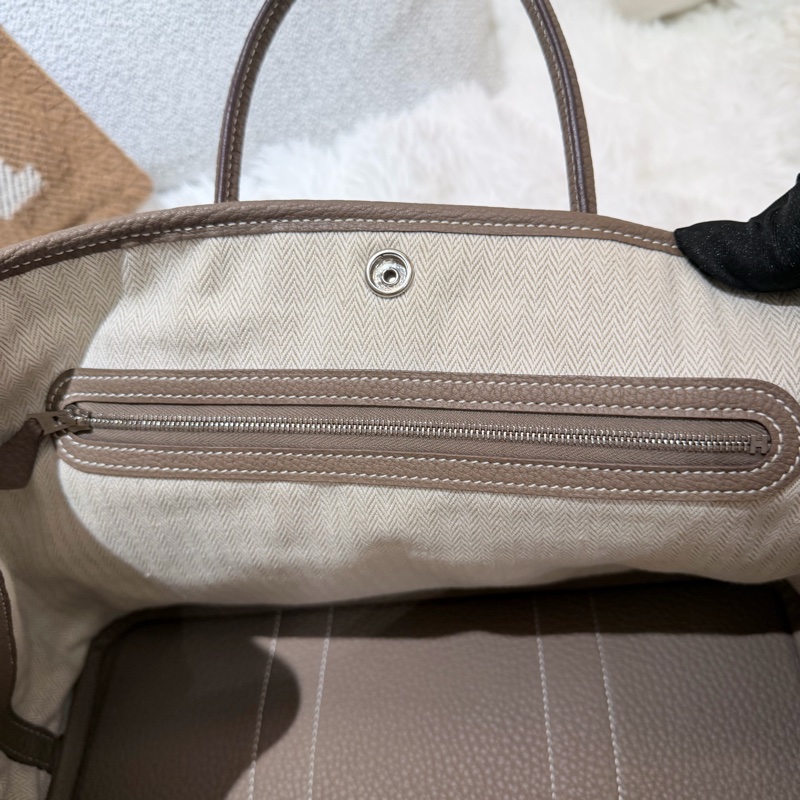 Hermes/ Garden Party 30/ 大象灰/ U刻-11