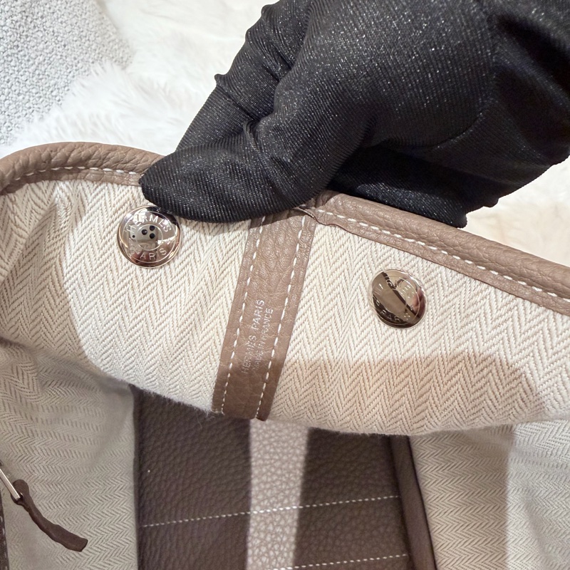 Hermes/ Garden Party 30/ 大象灰/ U刻-13