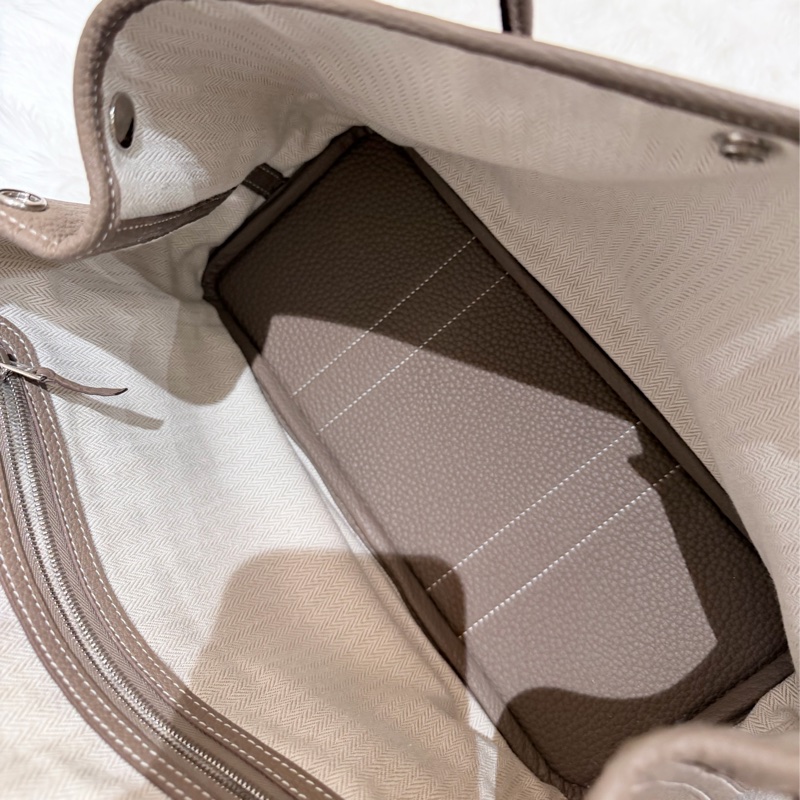 Hermes/ Garden Party 30/ 大象灰/ U刻-15