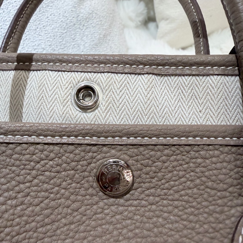 Hermes/ Garden Party 30/ 大象灰/ U刻-18