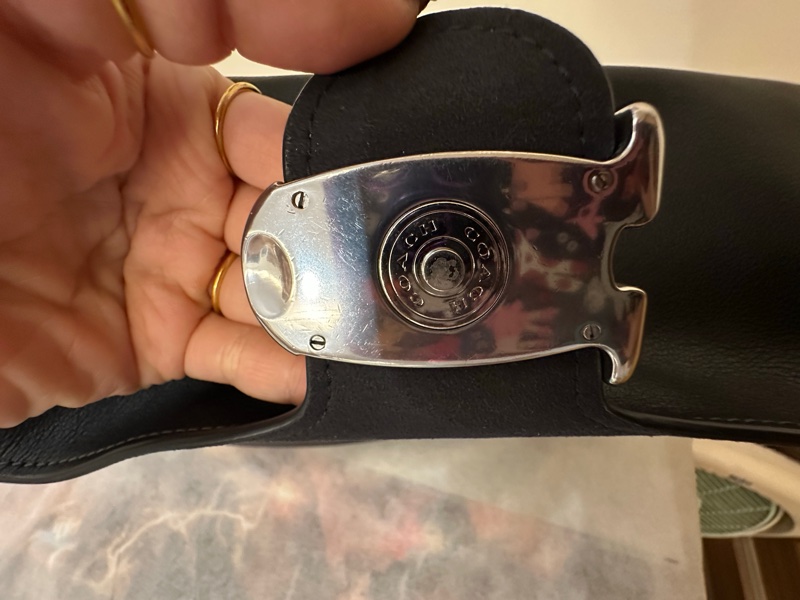 COACH 牛皮多層斜側包-29